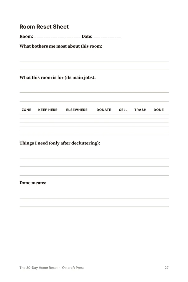 Page 31 of The 30-Day Home Reset