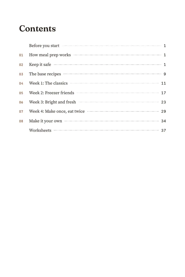 Page 4 of The Sunday Prep Plan