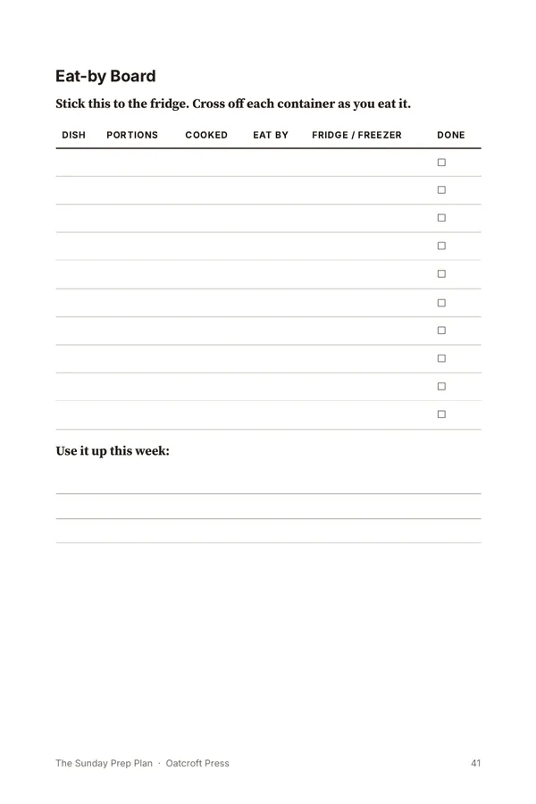 Page 45 of The Sunday Prep Plan